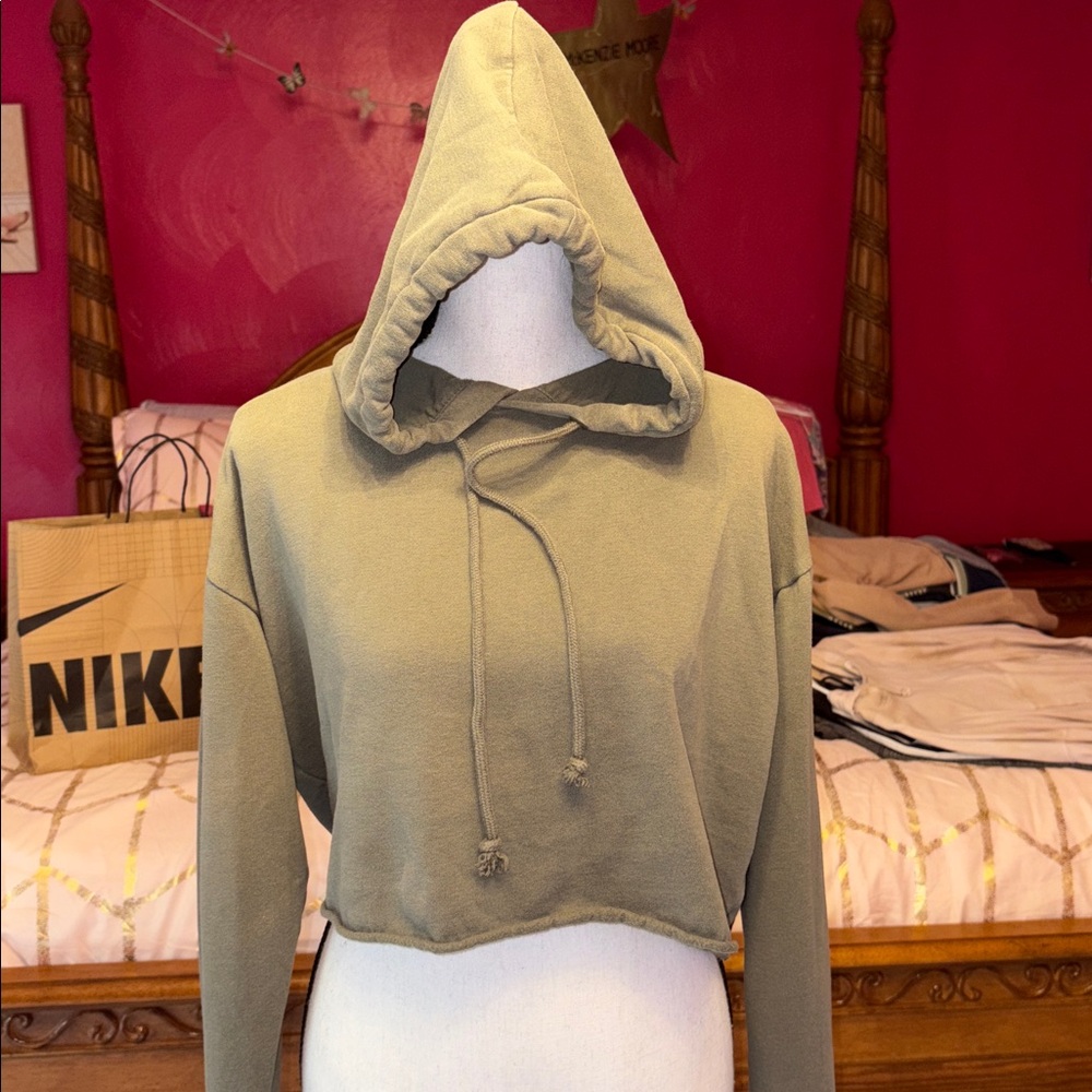 Me to We Olive Hoodie